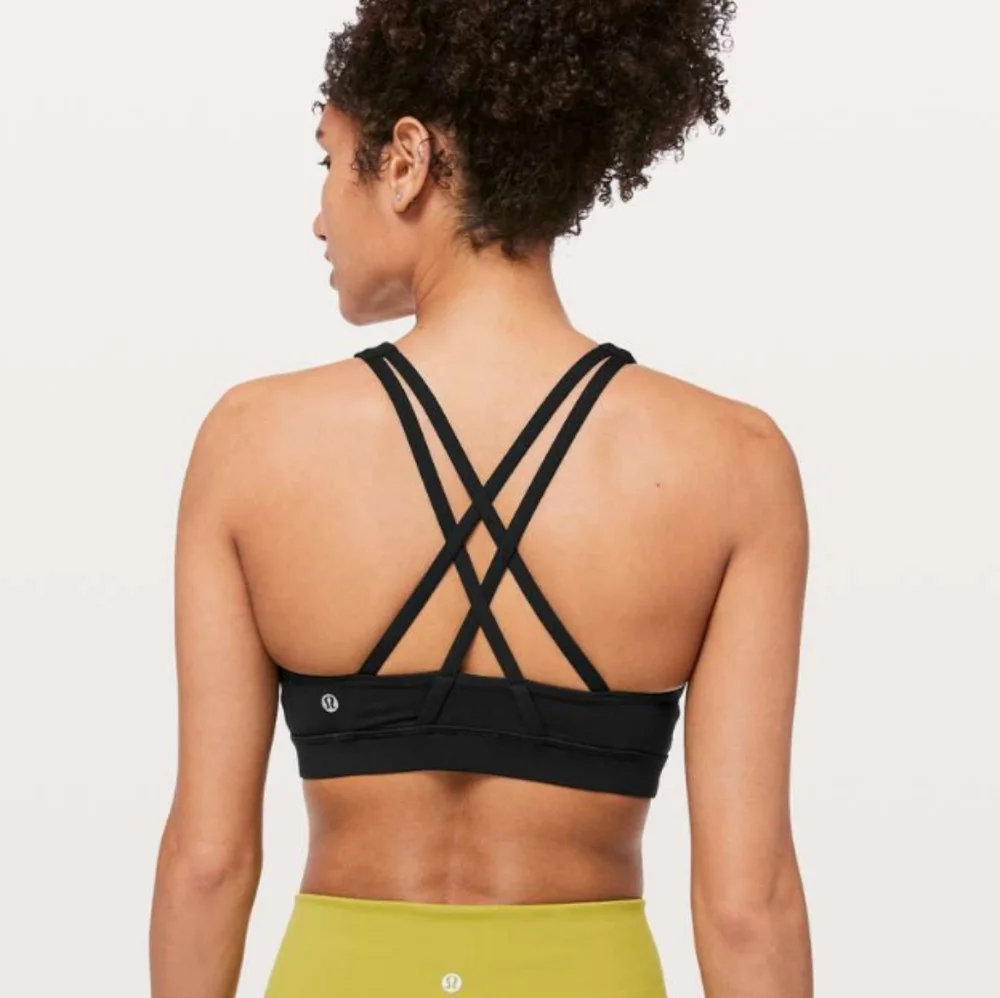 Lululemon Energy Bra *High Neck Black - Size 8 - Picture 4 of 11